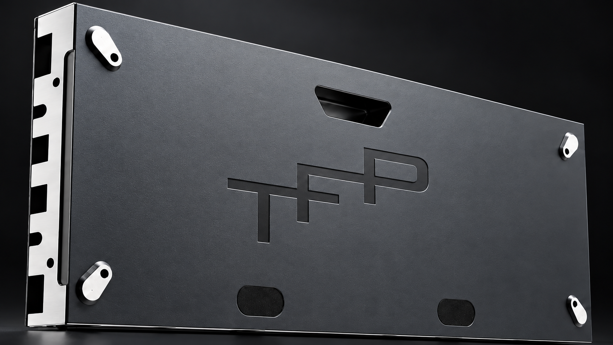 TFP Luminosity rear cabinet with embossed TFP logo